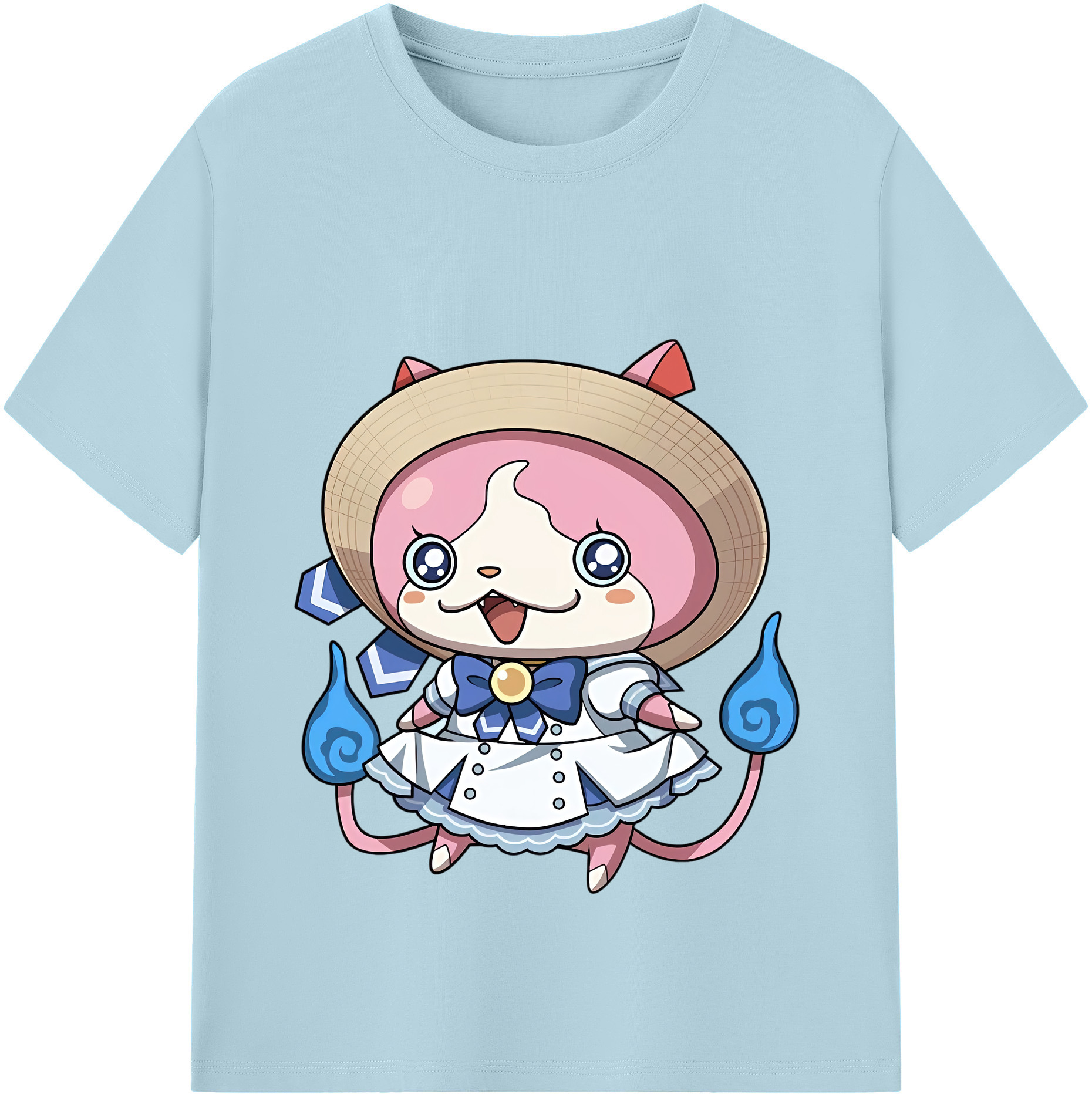 （画像用） 妖怪ウォッチ Yo-kai Watch 綿100％半袖Tシャツ（フロントプリント）